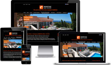 Mantas Real Estate in Kefalonia - Ανανέωση site από την G&G Mantas Real Estate in Kefalonia - Ανανέωση site από την G&G